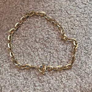 Nolan Miller choker gold necklace